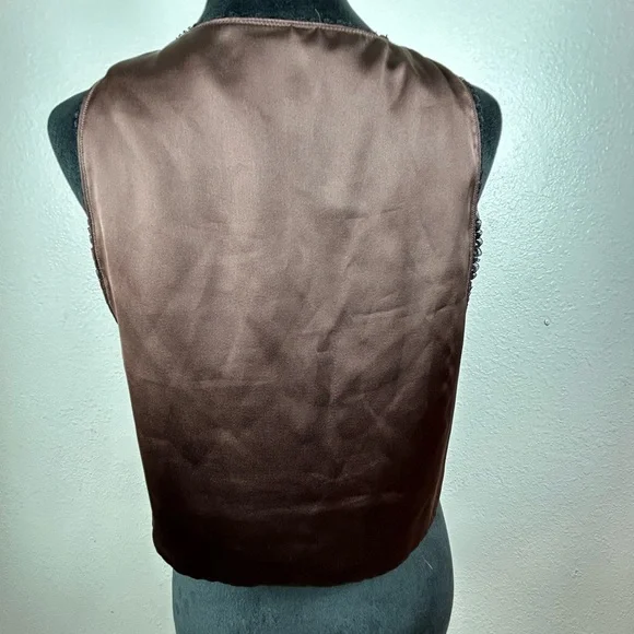 Zara Chocolate Brown Vest - Picture 9 of 9